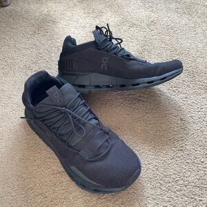 On Running Women's Cloudnova LT Black Sneakers